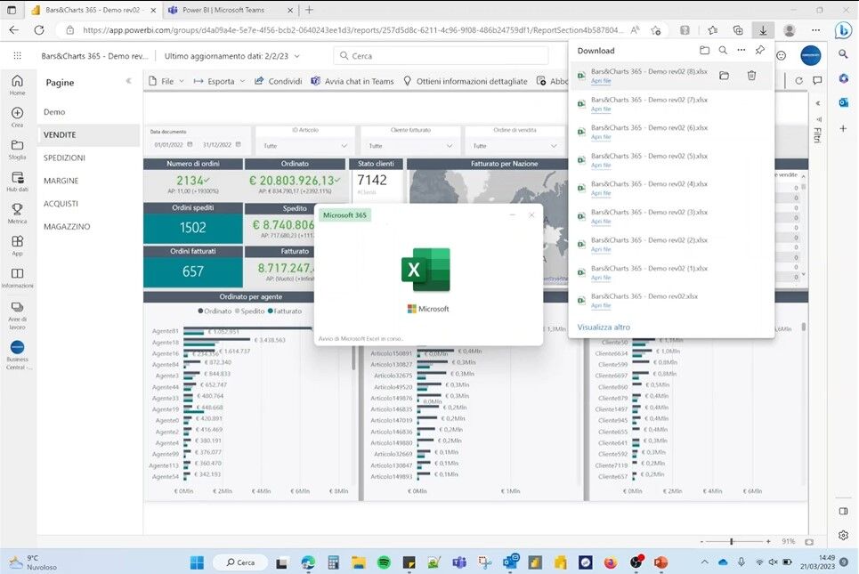 Estrarre i report in Excel