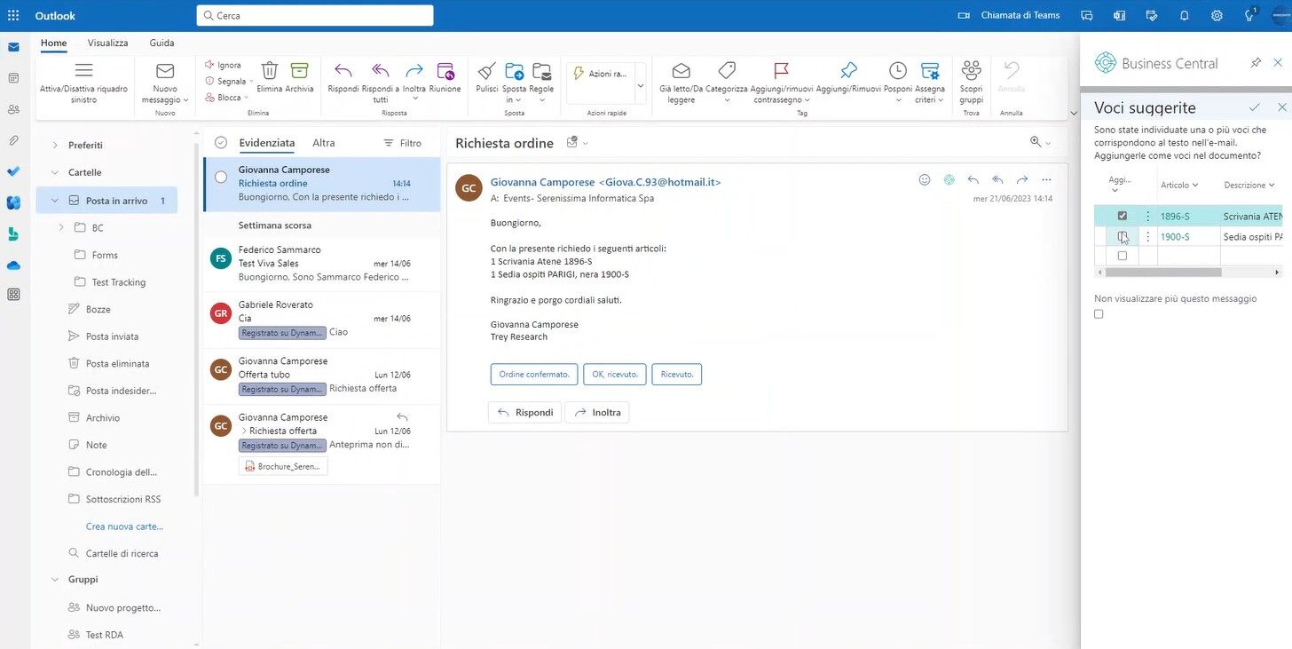 documenti commerciali in outlook 3