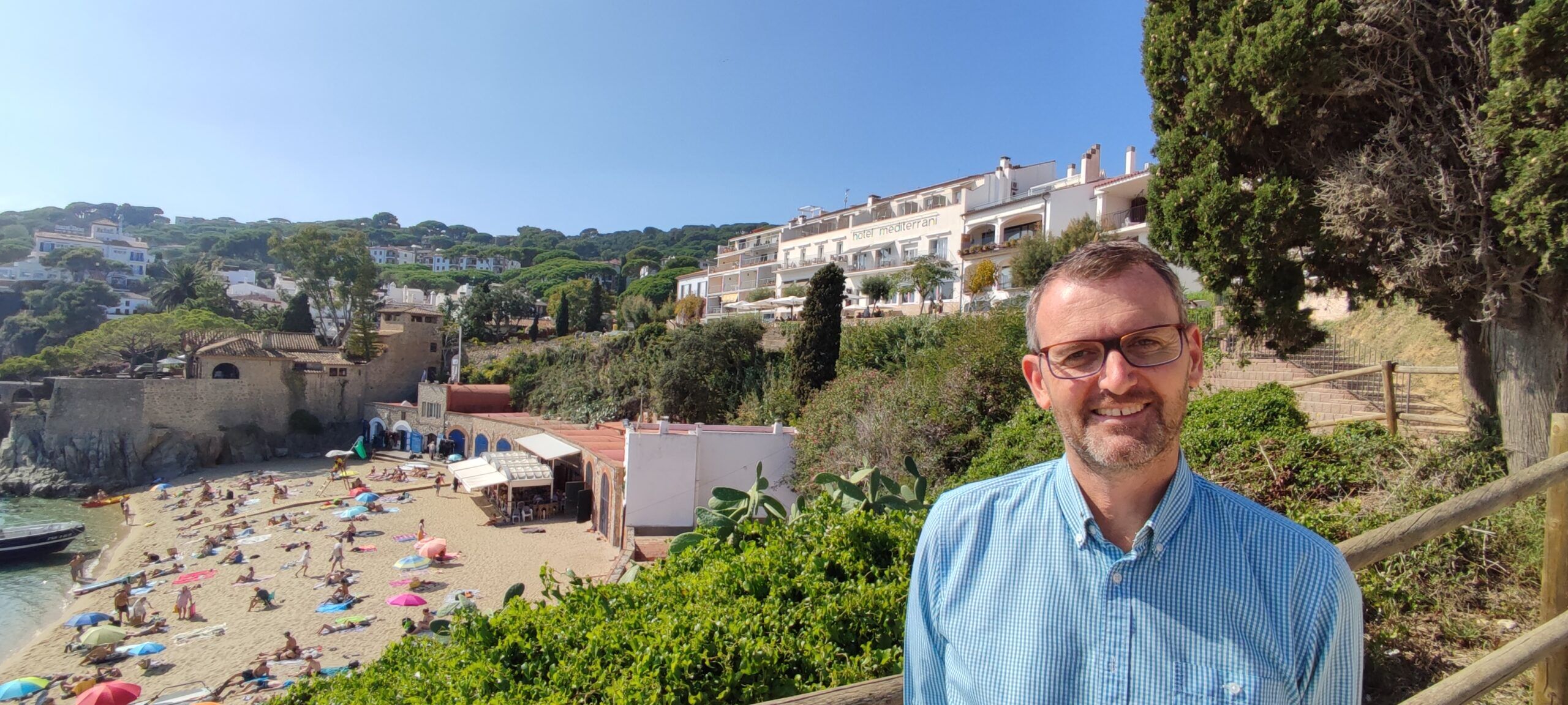 Hotel Mediterrani con el director