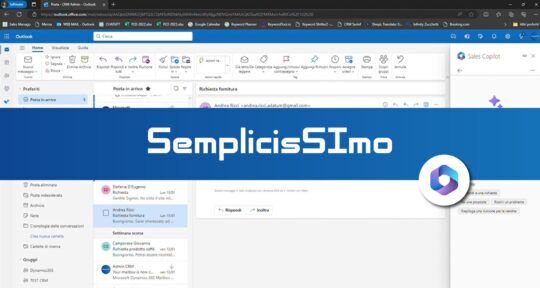 Come scrivere una e-mail di Outlook con Sales Copilot