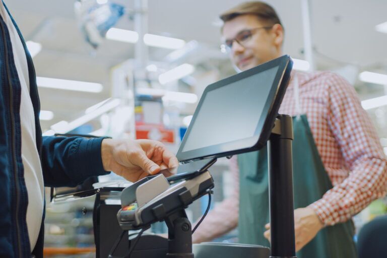 punto cassa touch supermarket