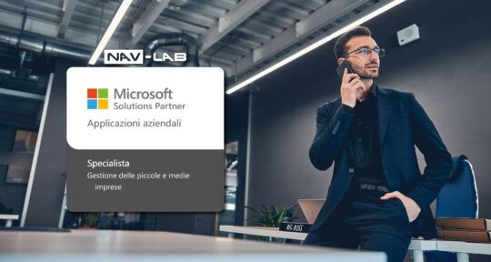 NAV-lab certificato Microsoft solutions partner 