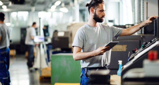 Utente utilizza il MES con approccio TPM