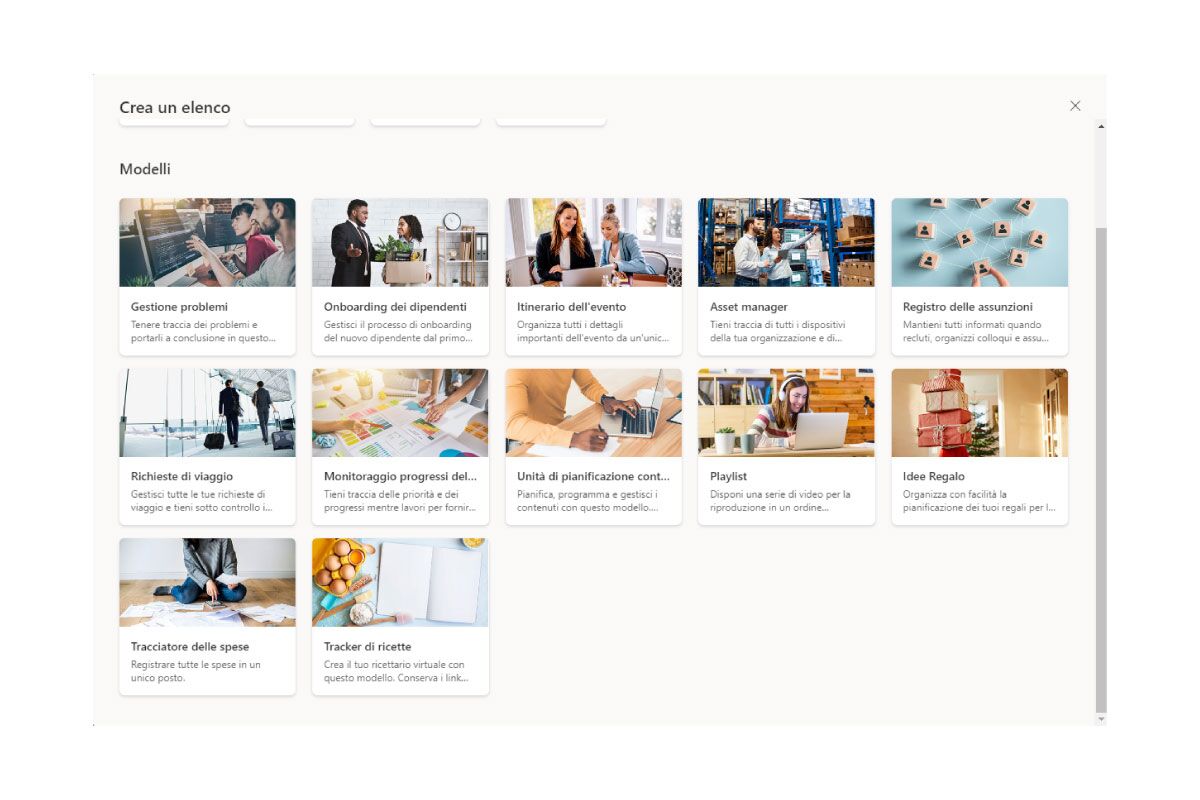Immagine Elenchi Sharepoint