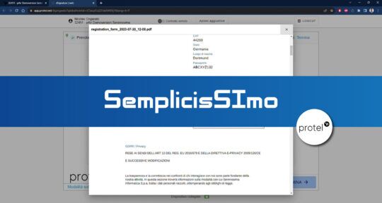 Come gestire la carta di credito e digitalizzare la firma in protel PMS SemplicisSImo