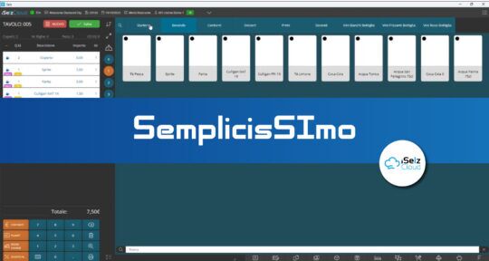 Fare la presa comanda con gestione sedie e ordine di uscita con iSelz Cloud POS è SemplicisSImo!