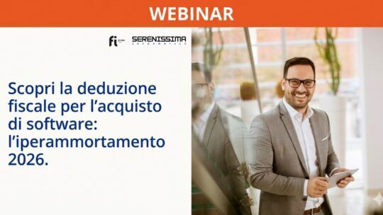 Webinar deduzione fiscale iperammortamento 2026 - copertina